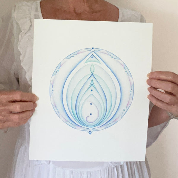 Star-Glyph Giclee Print - "Inner Sanctuary"